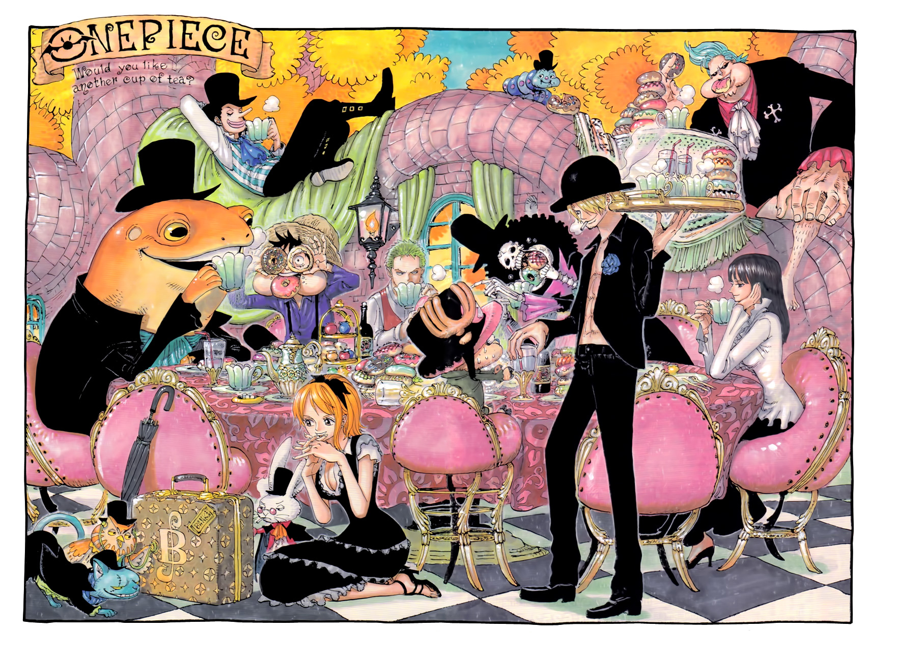 One Piece Chapter 804 - On The Back of Zou Island by antthon on DeviantArt