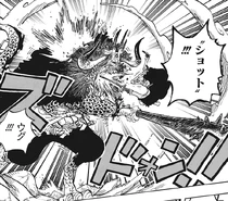 Ло атакует Кайдо.