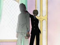 Sanji z łatwością pokonuje Fullbody'ego.