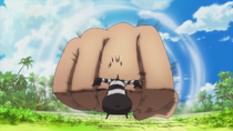 Luffy Uses Gear Third Against a Terror Bear