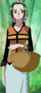 Ubranie Makino, gdy odwiedzała Luffy'ego (6 miesięcy po tym, jak opuścił wioskę Fuusha).