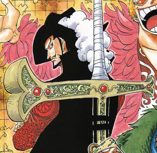 Olhos de Gavião 👁️  Dracule Mihawk (One Piece) - Lucky 