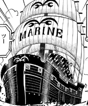 A prison ship.