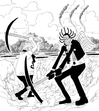 Gedatsu's Accidental Blue-Sea Life | One Piece Wiki | Fandom