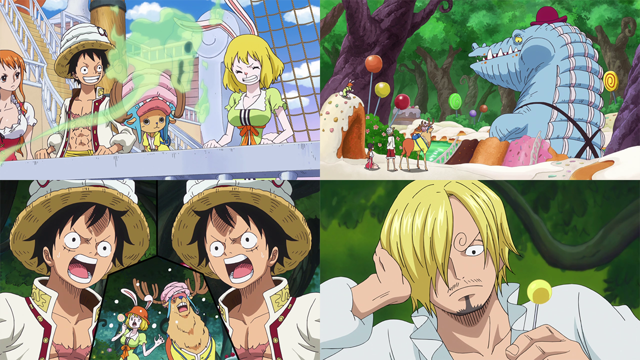 Episodio 791 La Foresta Dei Dolciumi Rufy Contro Rufy One Piece Wiki Italia Fandom