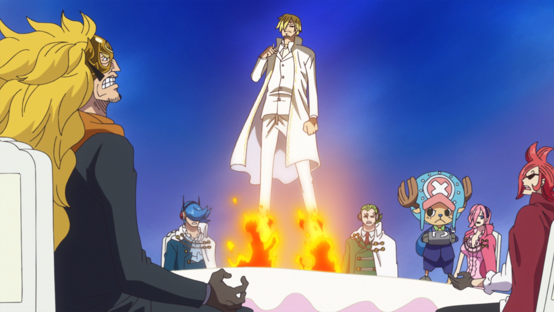 One Piece episode 1034: Zeus' sacrifice, Queen and Perospero join forces,  and Momonosuke learns about his father