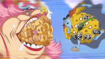 Jinbe Feeds Big Mom