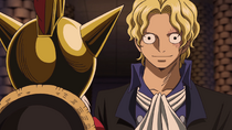 Sabo reveals himself to Luffy