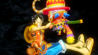 Gaburi Meets Luffy