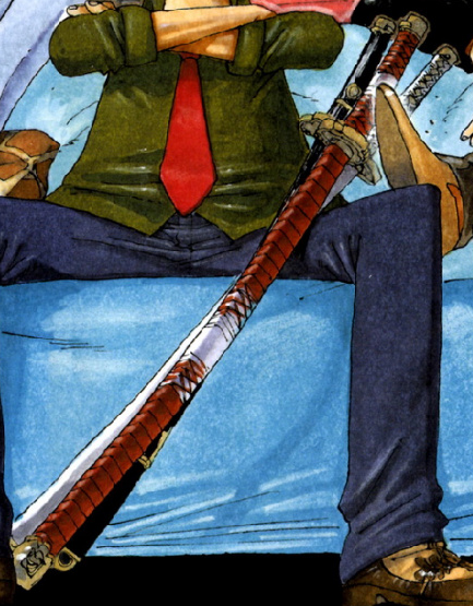 Katana Sandai Kitetsu de Zoro - Espada Metalica - One Piece