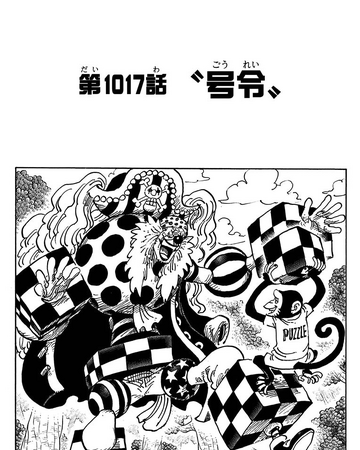 One piece 1017