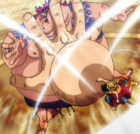 Luffy Defeats Urashima