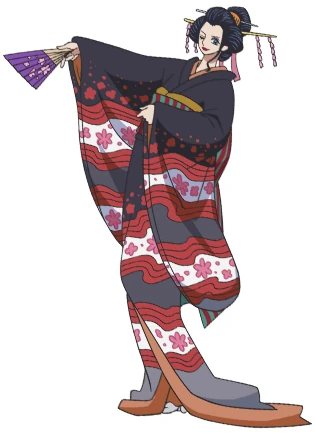 Nico Robin passe le temps à Dressrosa