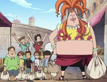 Bibi Belanja Dengan Anak-Anaknya