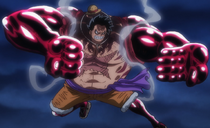 Luffy Gear 4 FLYING - One Piece Episode 726 