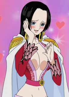 Figura One Piece Boa Hancock Vestido Emperatriz Pirata