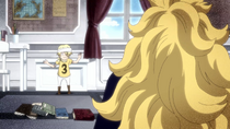 Judge confronts Sanji over his son's behavior.