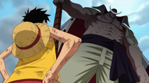 Luffy's Declaration to Whitebeard