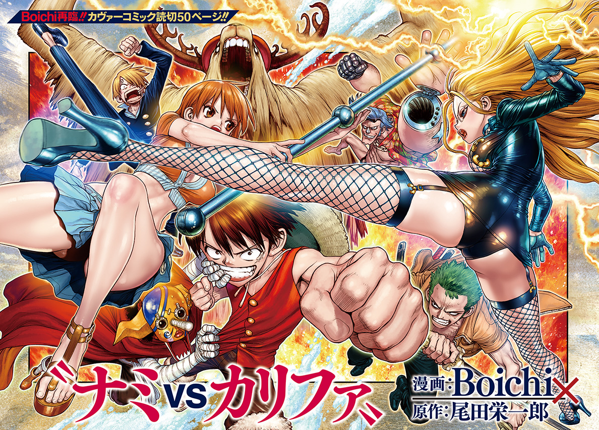 nami and luffy fighting