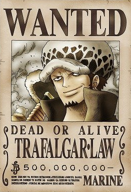 Poster Buronan One Piece Terbaru Lukisan