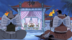 Il santuario del dio.