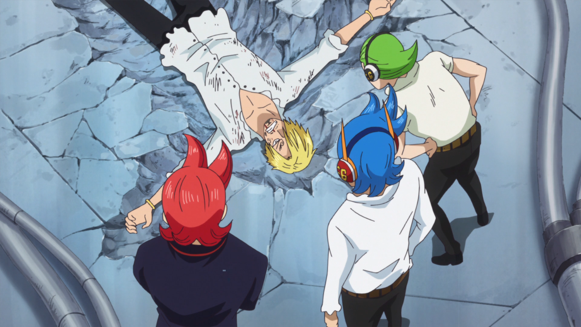 Is WCI Sanji beating Judge and his brothers in a 4v1? Also assume the BS  hostage situation isn't a factor. : r/OnePiecePowerScaling