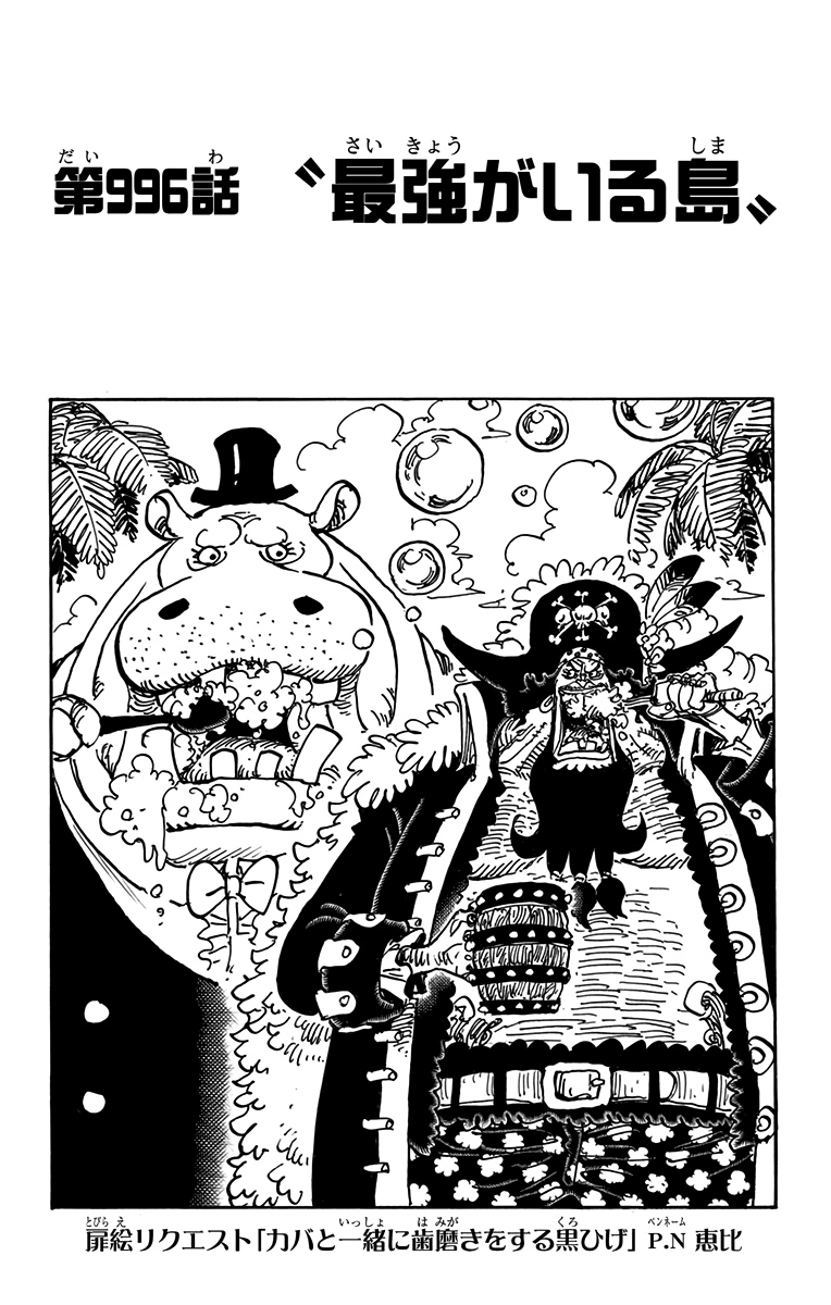 Chapter 996 One Piece Wiki Fandom