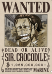 crocodile (one piece) drawn by kokodokoda