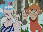 Vivi et Mr. 9 dans Laboon
