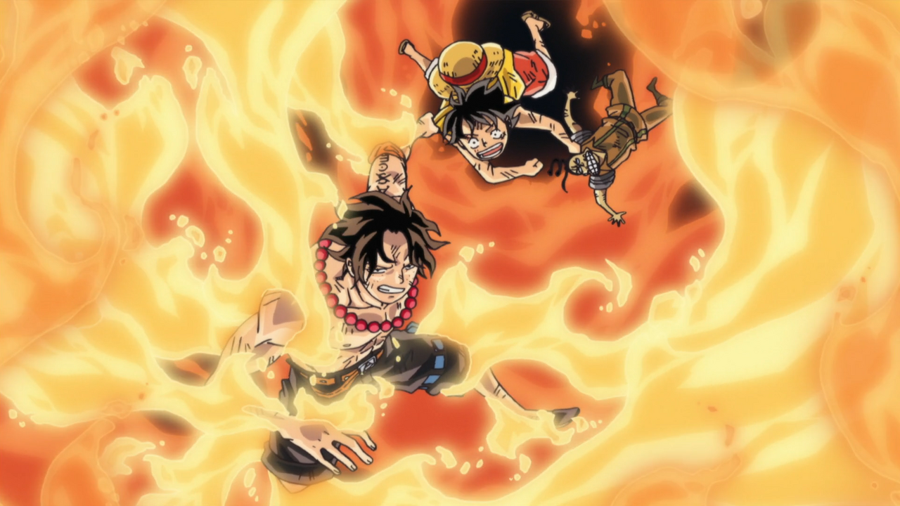 One Piece Desenhos animados Imprimir Tatuagens, Portgas D Ace