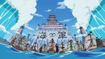 Tsunami Shirohige di Marineford