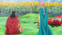 Kyros et Rebecca devant la tombe de scarlet