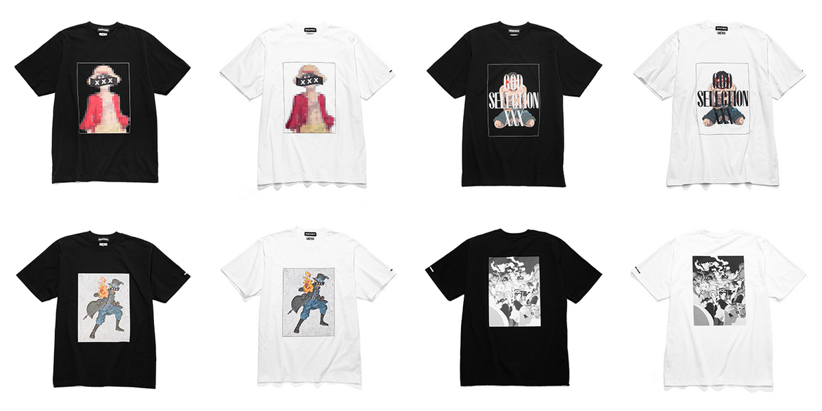 Tシャツ　GOD SELECTION XXX × ONE PIECE