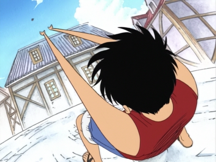 Luffy VS Alvida! Luffy usa seu Gomu Gomu no Pistol pela primeira