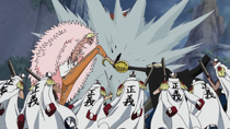 Doflamingo and Crocodile Clash