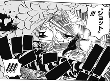 Doflamingo recibiendo un Injection Shot