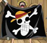 Luffy Draws Straw Hat Jolly Roger