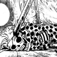 Lo scheletro di Madaisuki nel manga