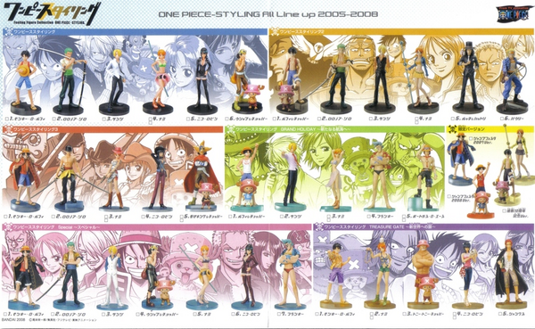 One Piece Styling Figures