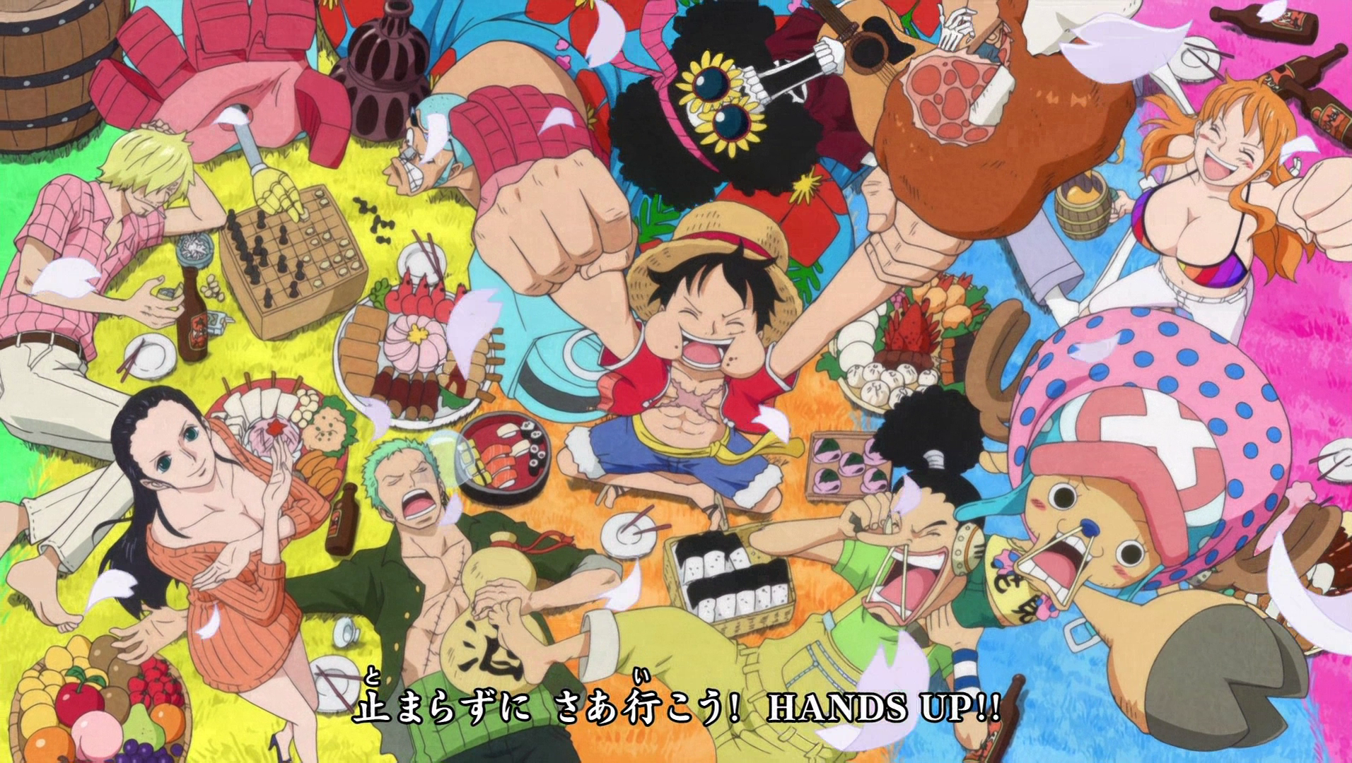 Hands Up One Piece Wiki Fandom - all one piece openings ids roblox