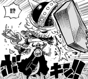 Koron attaque Luffy