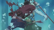 Zoro bezwingt Hody Jones mit einem Schlag