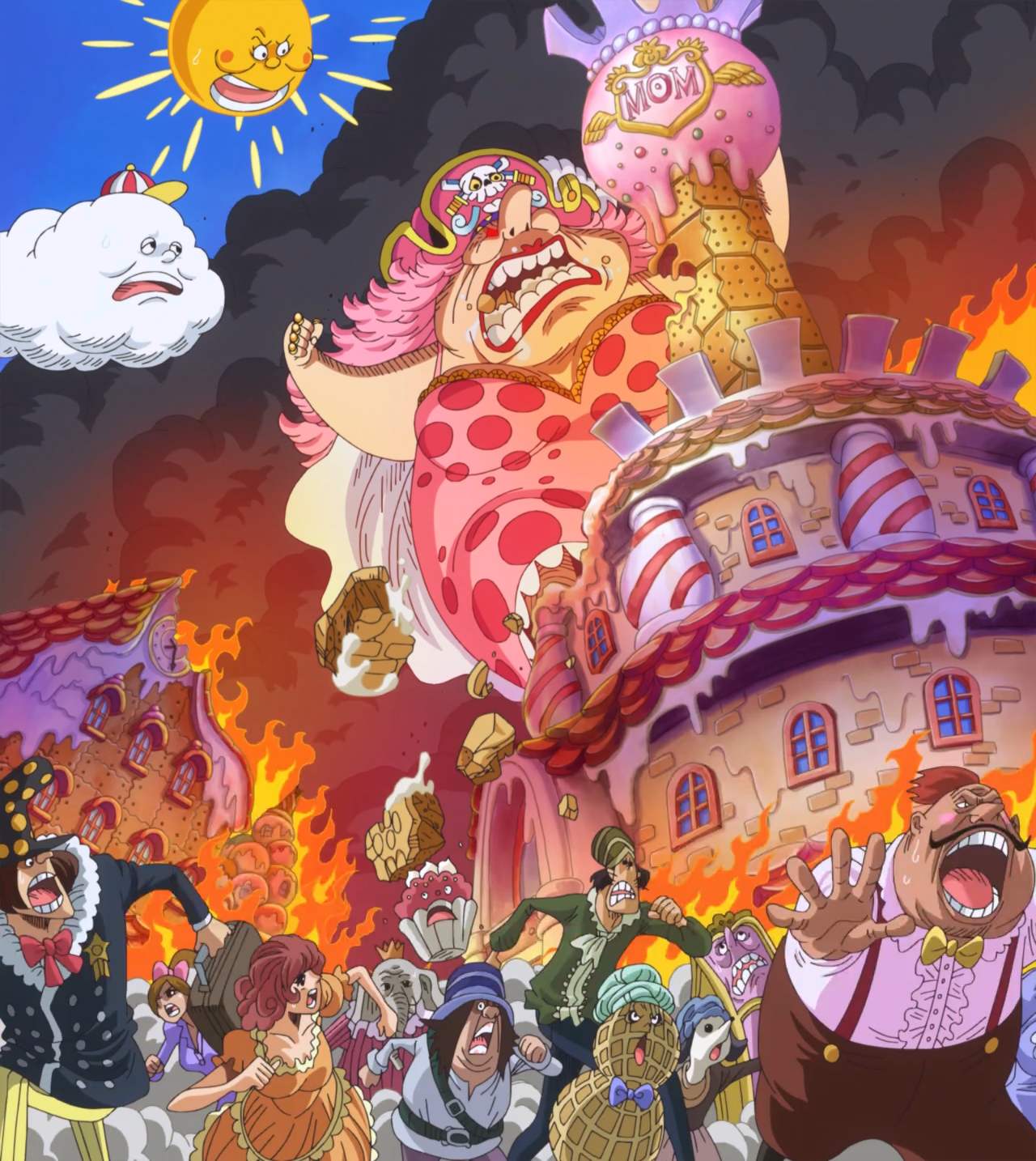 One Piece: Whole Cake Island (783-878) (English Dub) A Fateful  Confrontation! Luffy and Big Mom! - Watch on Crunchyroll