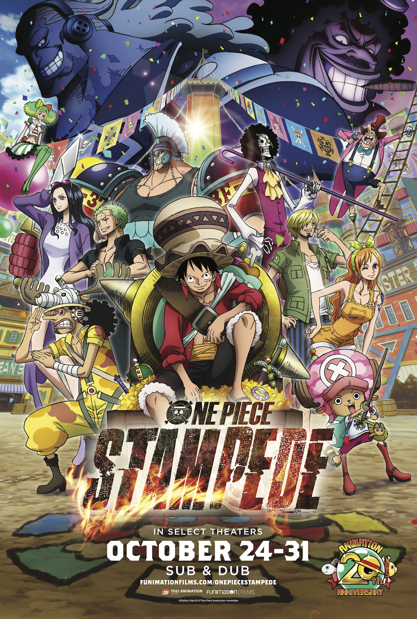 One Piece Film: Gold  July 24 & 26 