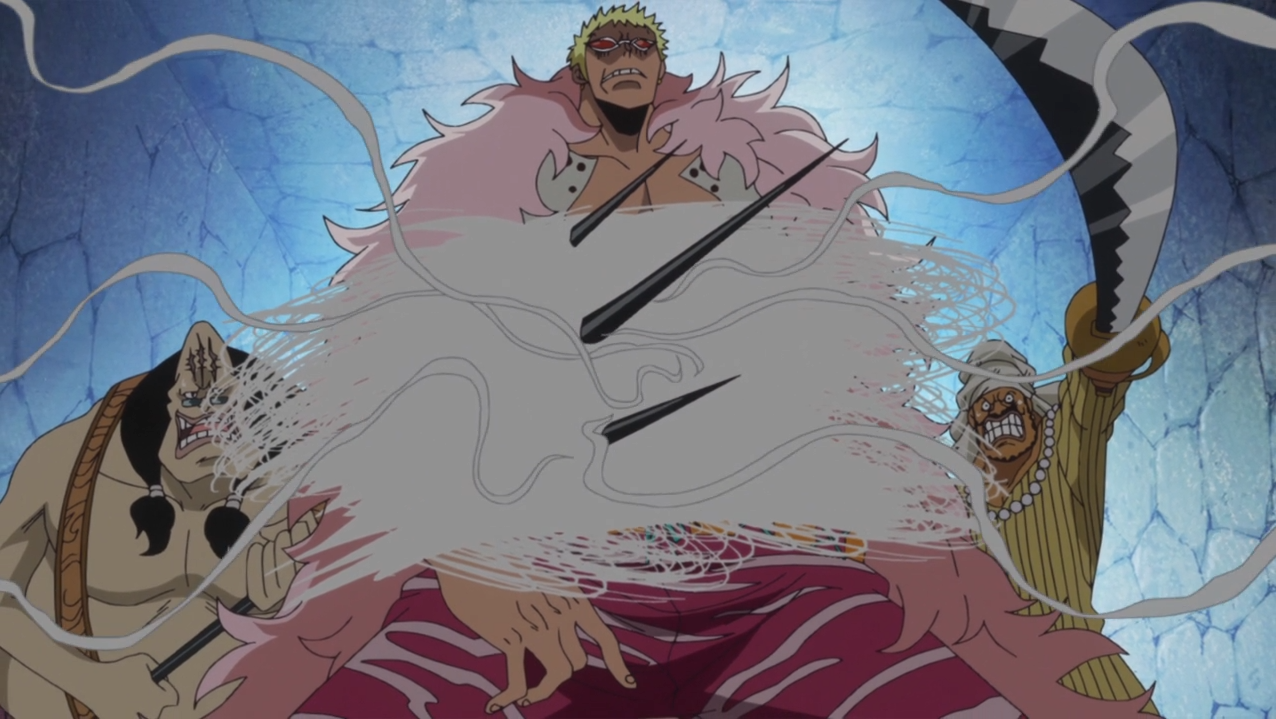 Poderes da fruta de Doflamingo Ito Ito no Mi (One Piece) 