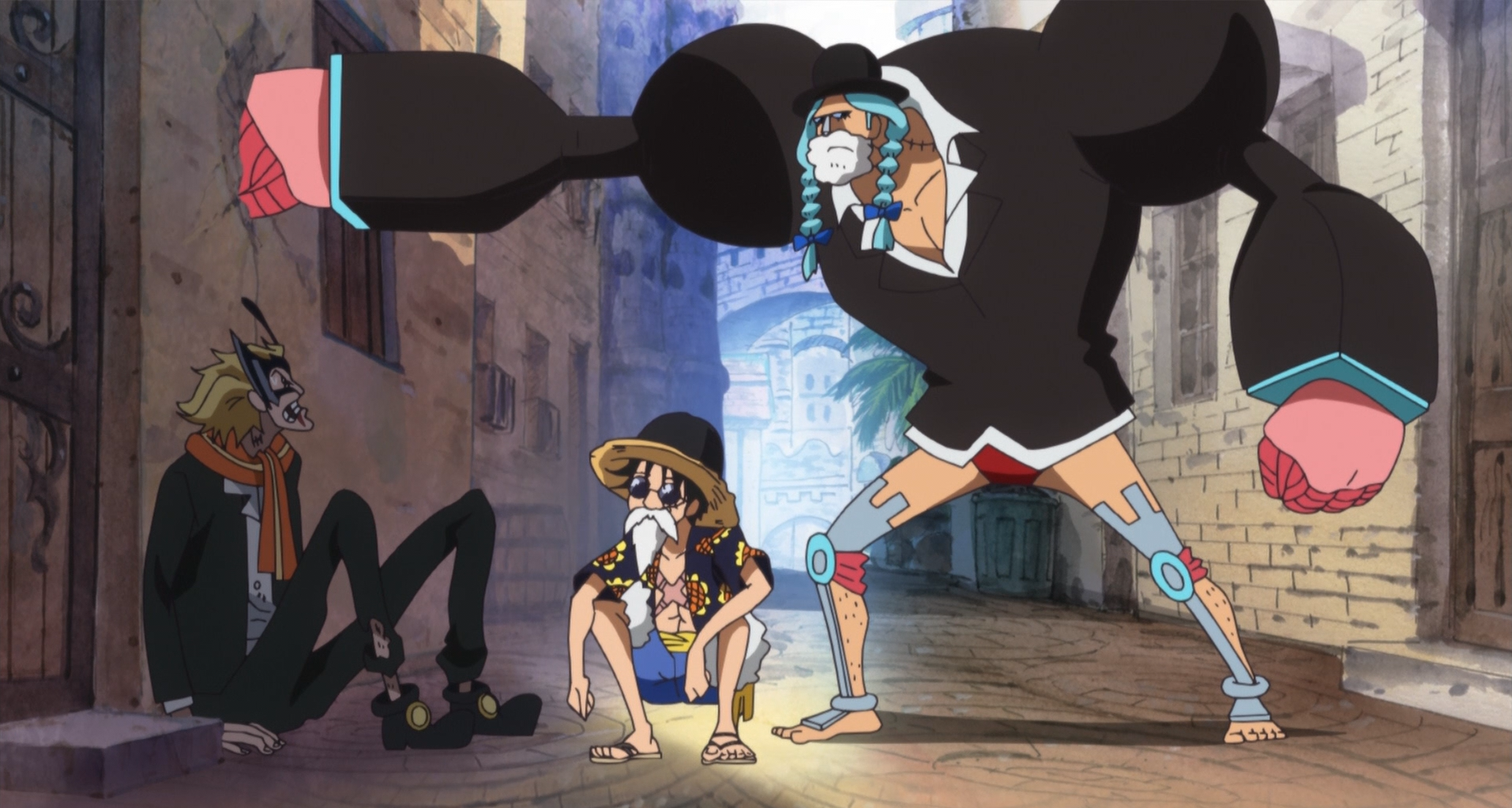 NAMI CRIES OUT FOR LUFFY  LEAVING WATER 7 - One Piece Episode 254