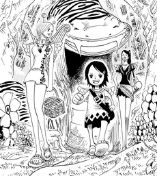 Raki sedang piknik bersama teman-teman barunya.