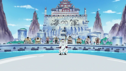 Whitebeard arrive à Marineford