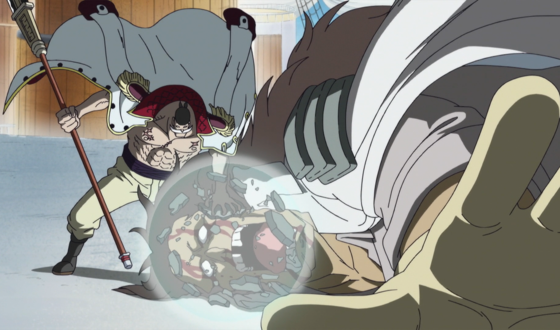 onepiece whitebeard strongest gura gura no mi tremor tremor fruit bisento  pirate