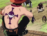 Ace confronta Barba Negra.